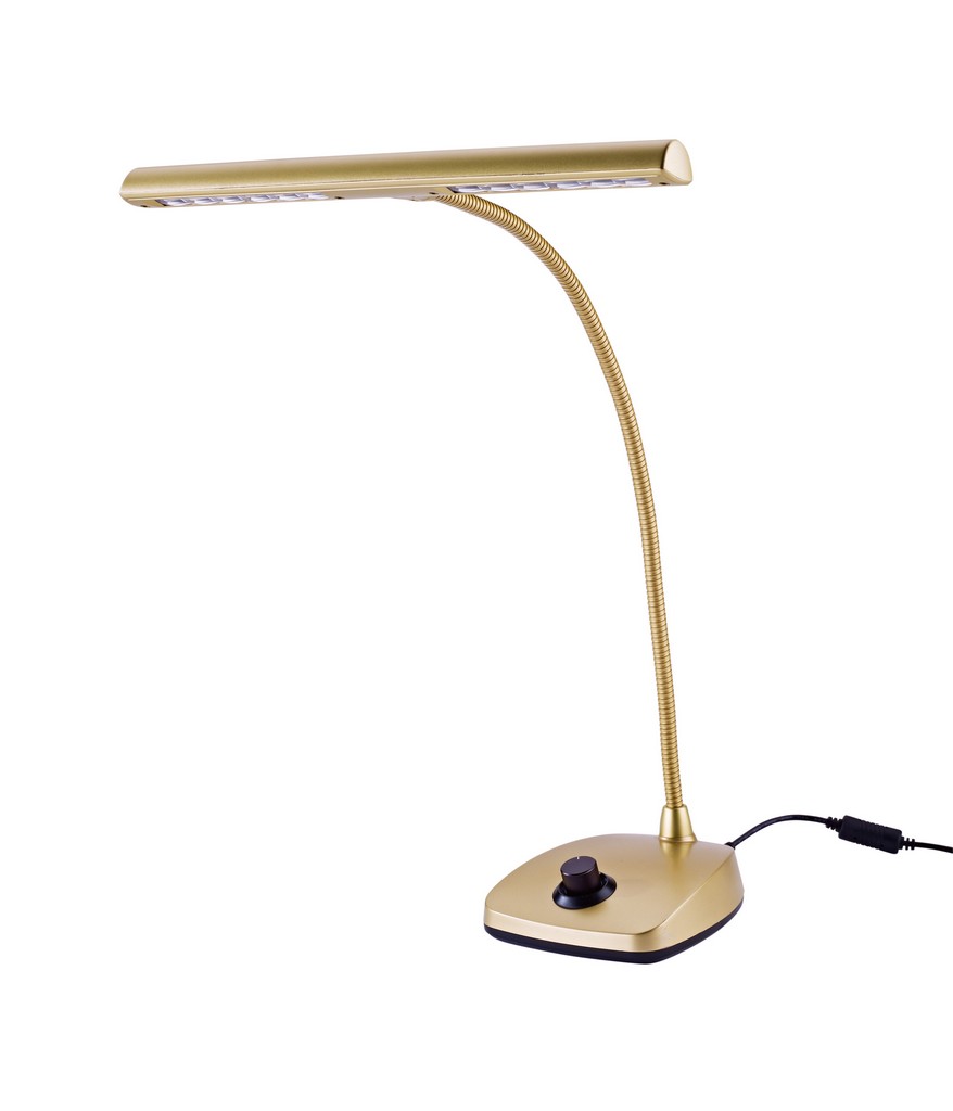 K&M Pianoleuchte LED Gold Bild 1