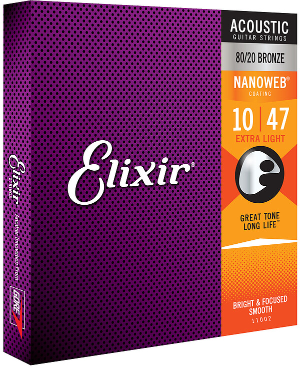 Elixir Bronze Nanoweb Extra Light 010-047 Bild 1