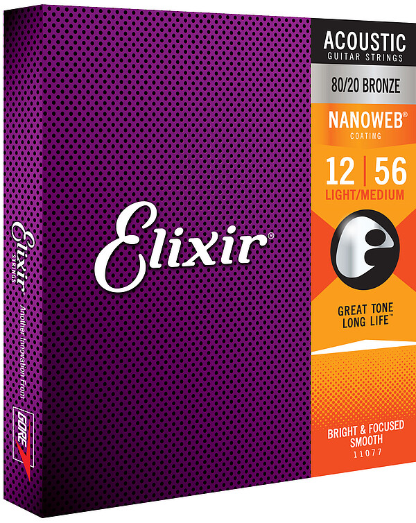 Elixir Bronze Nanoweb Light Medium 012-056 Bild 1