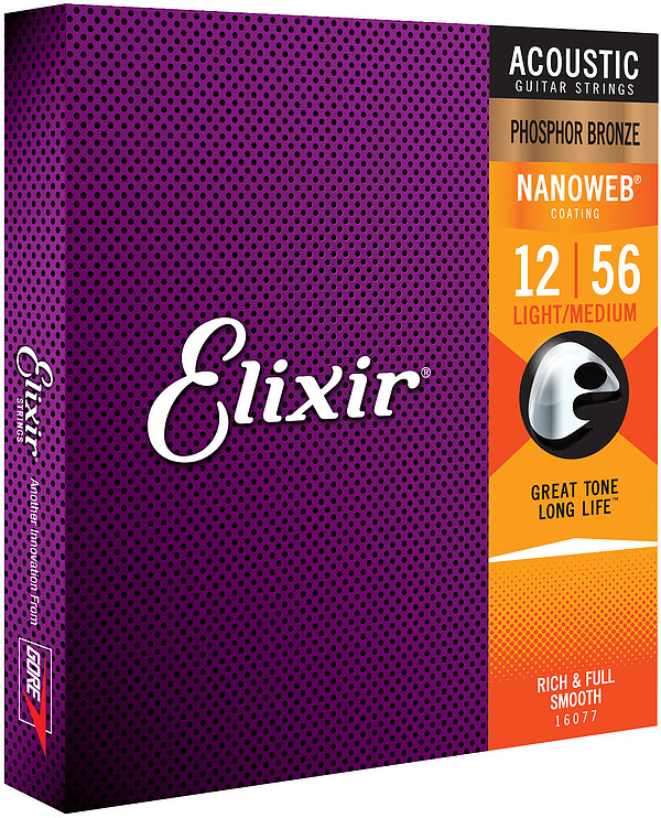 Elixir PH/BZ Nanoweb Light Medium 012-056 Bild 1