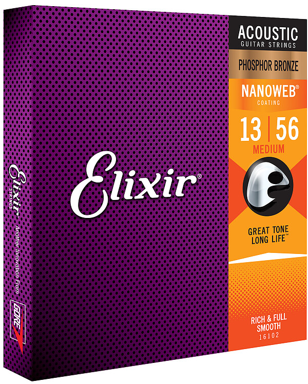 Elixir PH/BZ Nanoweb Medium 013-056 Bild 1