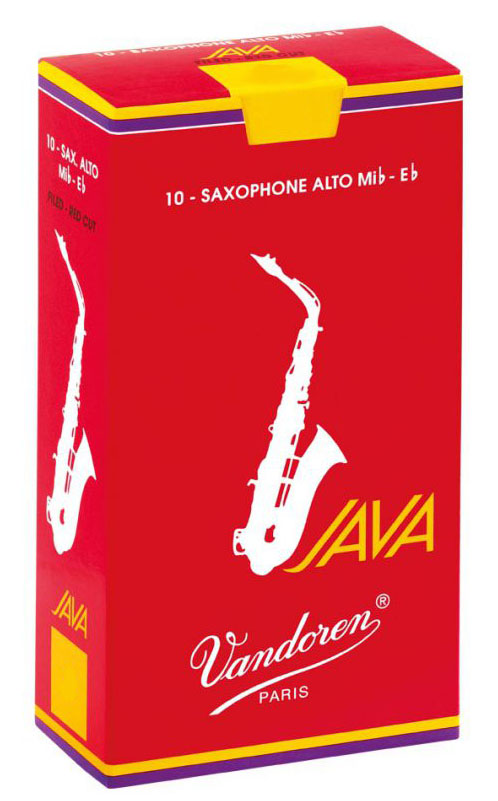 Vandoren Blasblätter Java Rot für Alt-Saxofon Stärke 3,5 Bild 1