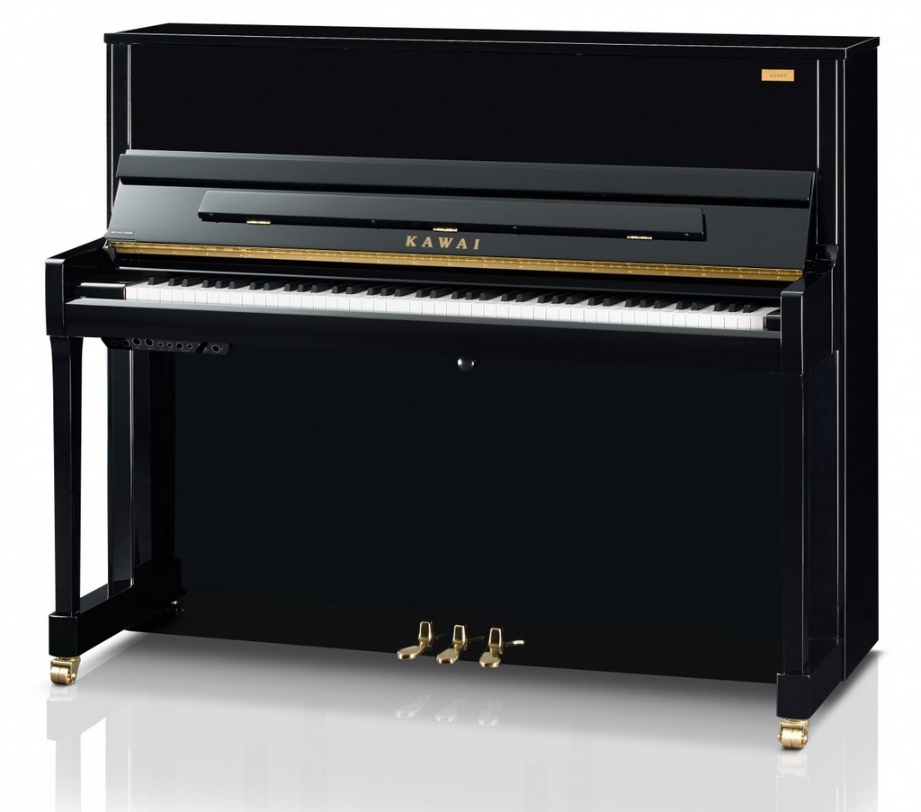 Kawai Klavier K 300 E/P AURES-2 Schwarz Hochglanz Bild 1