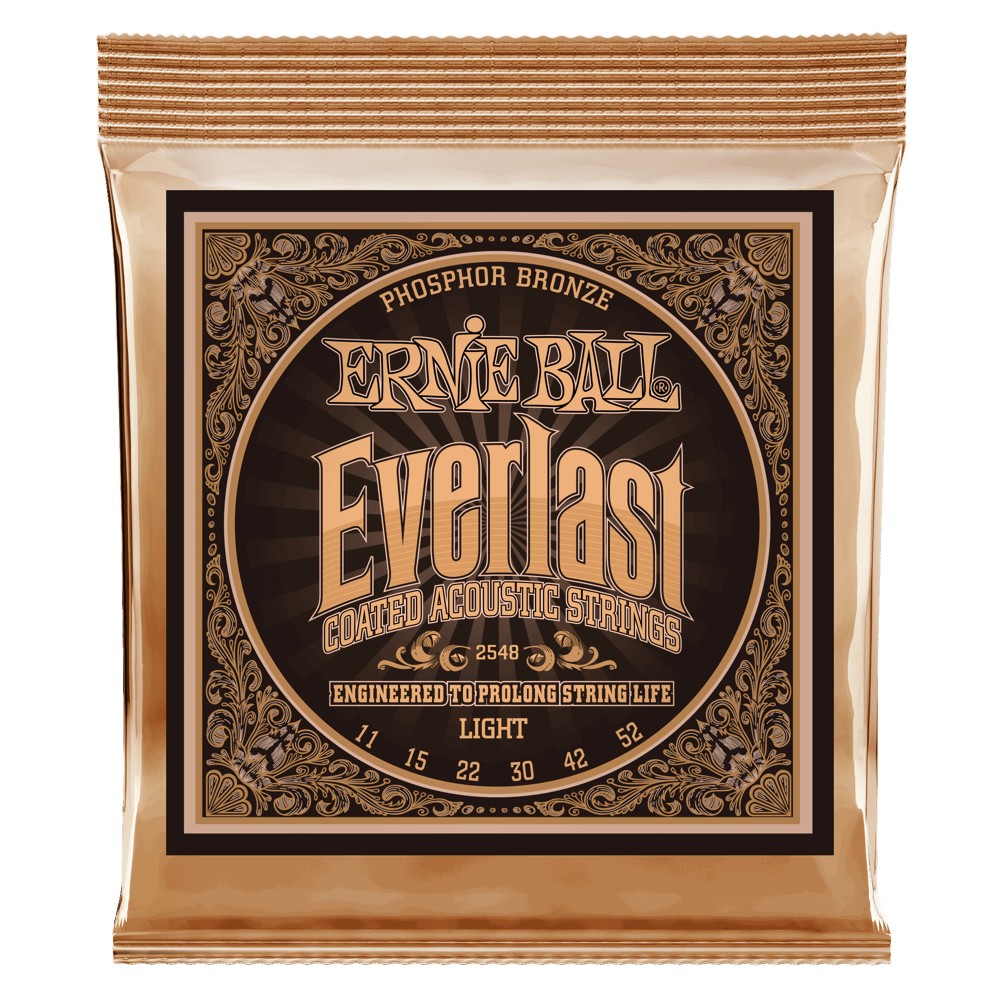 Ernie Ball Everlast Coatet Phosphor Bronze 011 - 052 für Westerngitarre Bild 1
