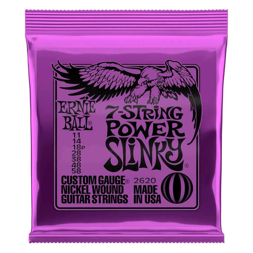 Ernie Ball Power Slinky 011 - 058 7-Saiter Bild 1