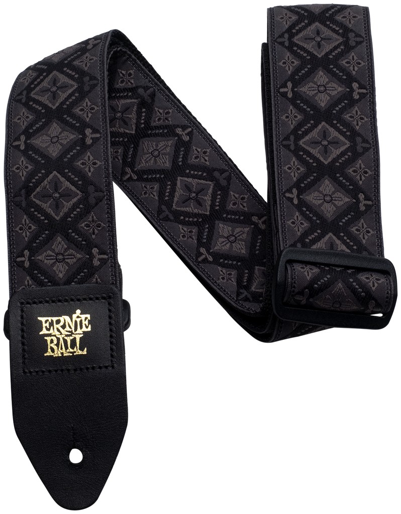 Ernie Ball Gitarrengurt Jacquard Regal Black Bild 1