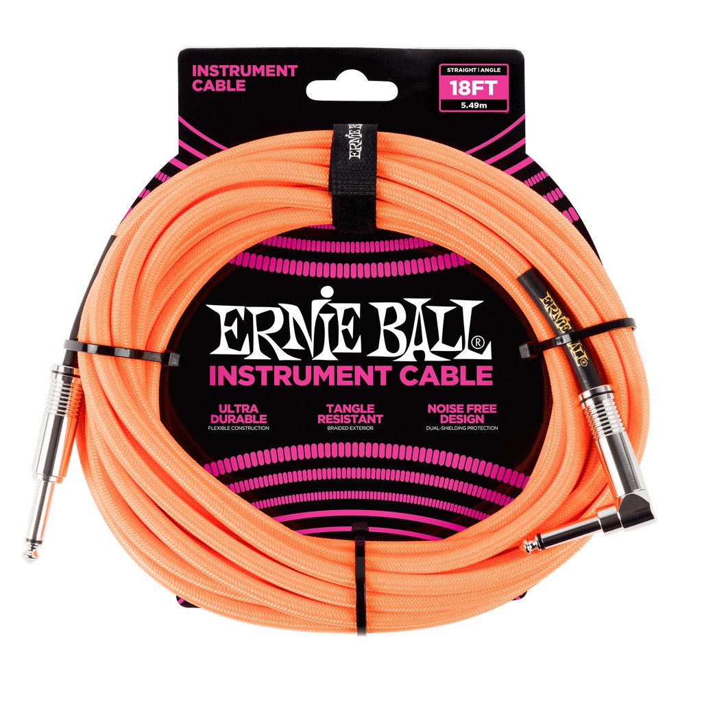 Ernie Ball Instrumentenkabel Neonorange Bild 1