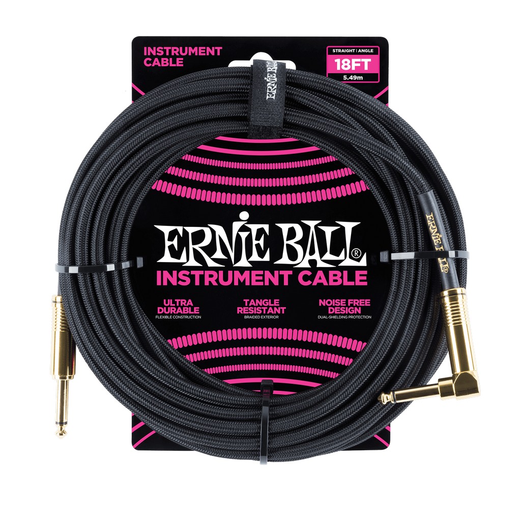 Ernie Ball Instrumentenkabel Schwarz Bild 1