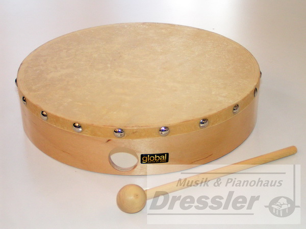 SONOR Handtrommel 25 cm Naturfell genagelt Bild 1