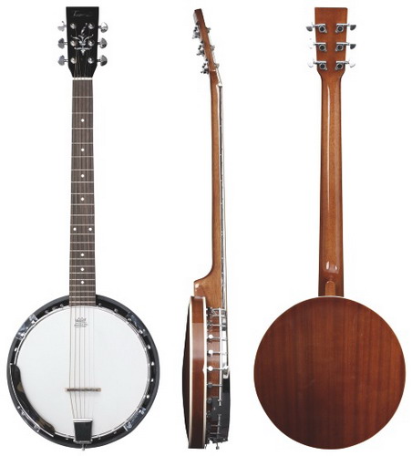VGS Gitarrenbanjo 6 Saitig Bild 1