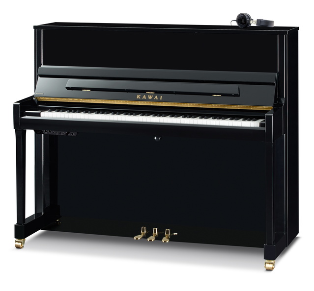 Kawai Klavier K 300 E/P ATX-4 Schwarz Hcochglanz Bild 1