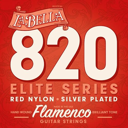 La Bella 820 Red Nylon Flamencosaiten Bild 1