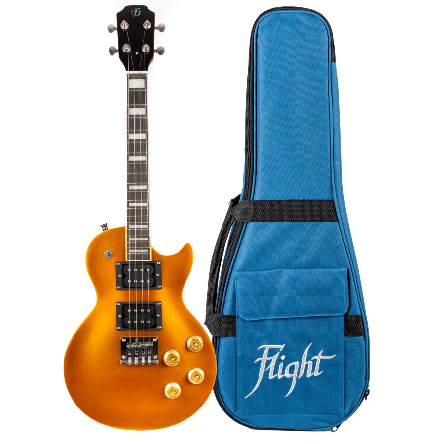 Flight Tenor E-Ukulele Centurion GT Gold Top Bild 1