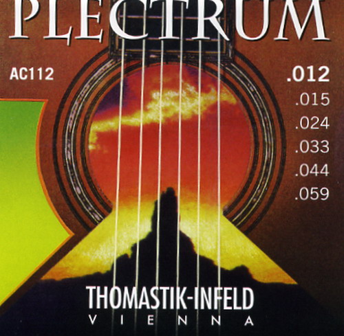 Thomastik Plectrum AC112 Medium Light Bronze Bild 1