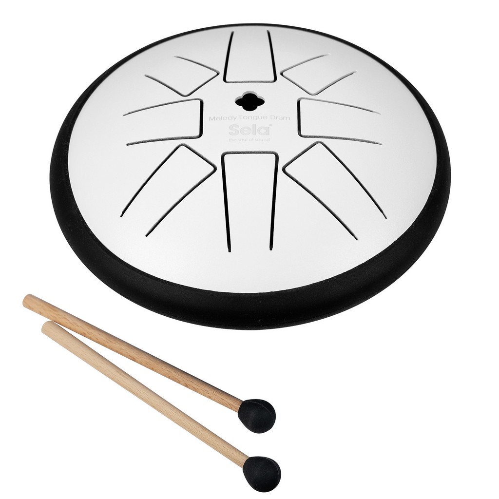 SELA Melody Tongue Drum 6 G Minor White Bild 1