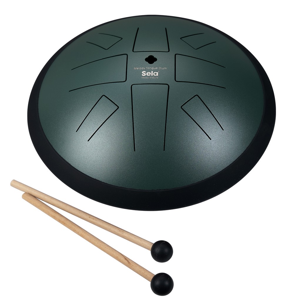 SELA Melody Tongue Drum 10 C Golden Gate Dark Green Bild 1