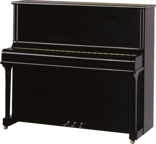 Blüthner Klavier Modell B Schwarz Hochglanz Bild 1