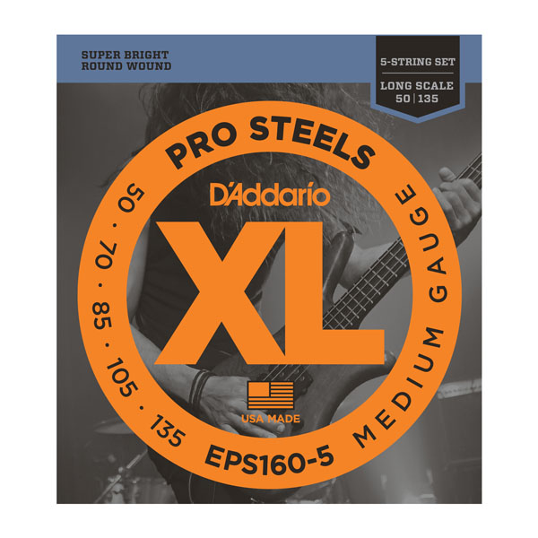 D'Addario Pro Steels EPS160-5 5-saitig Bild 1