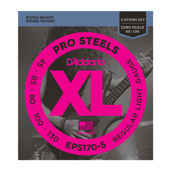 D'Addario Pro Steels EPS170-5 5-saitig Bild 1