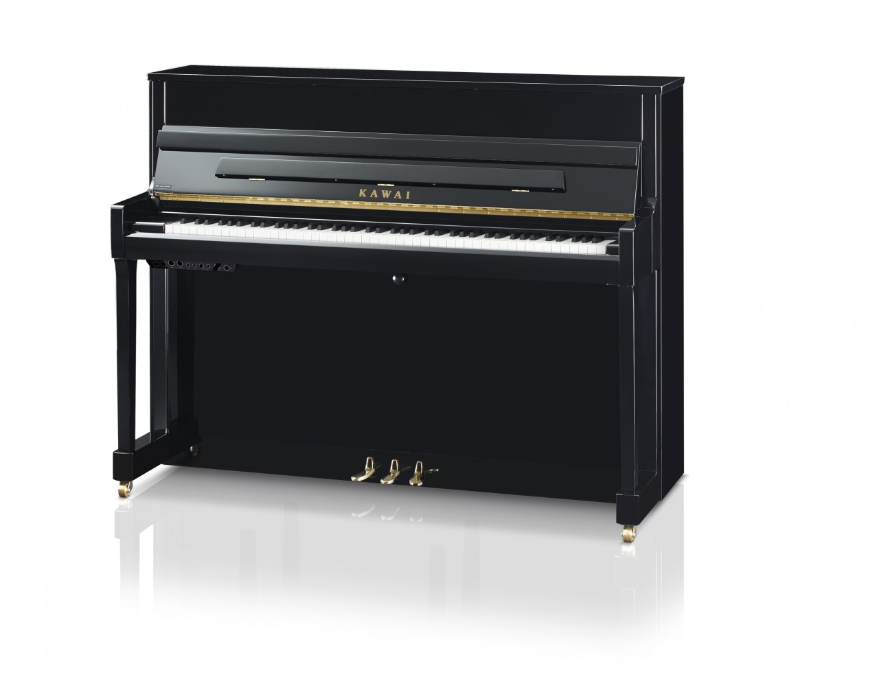 Kawai Klavier K 200 E/P ATX-4 Schwarz Hochglanz Bild 1