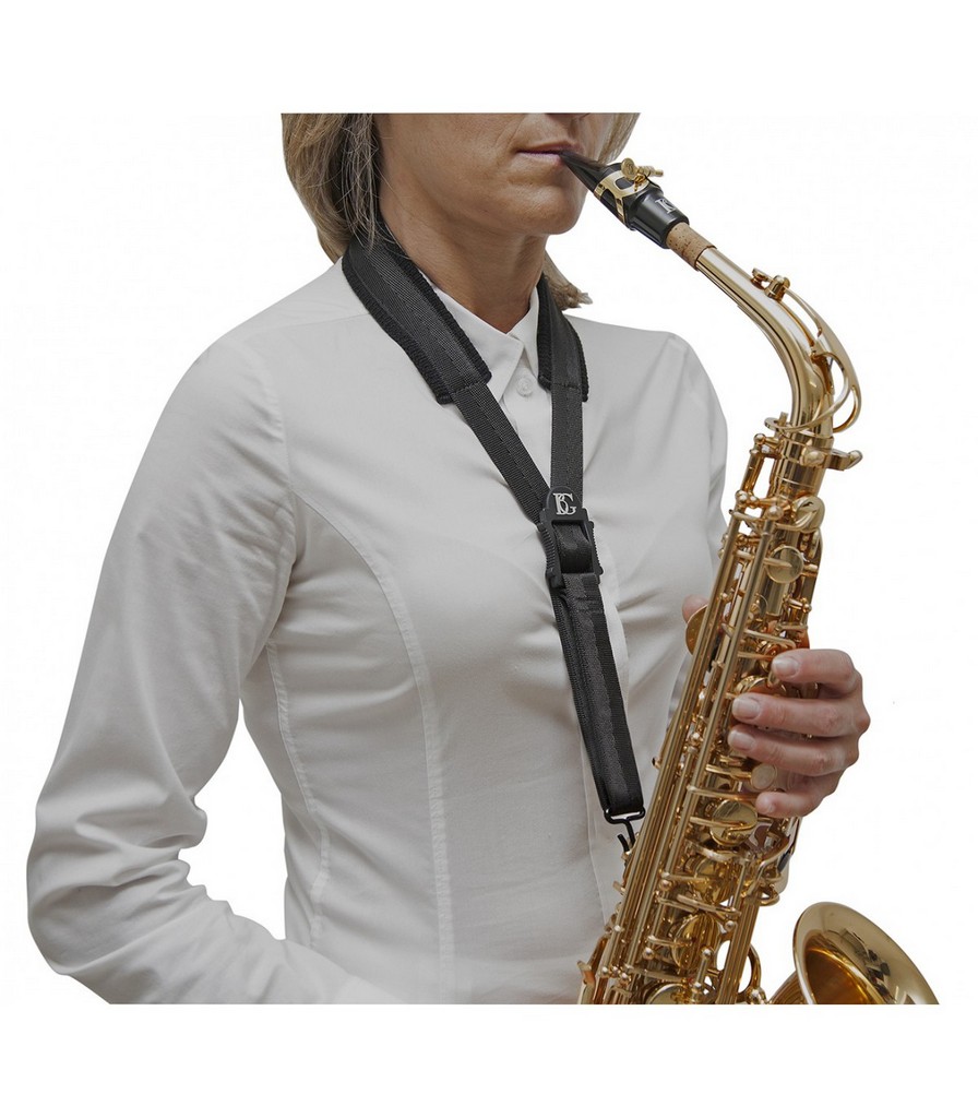 BG Tragegurt Confort Saxophon Metallhaken Bild 1