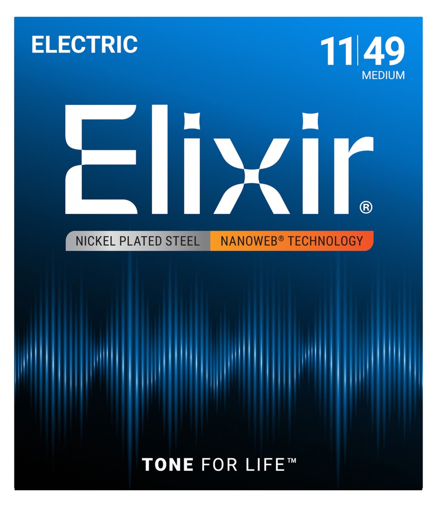 Elixir Nanoweb E-Gitarre Anti Rust Medium 011 - 049 / 12102