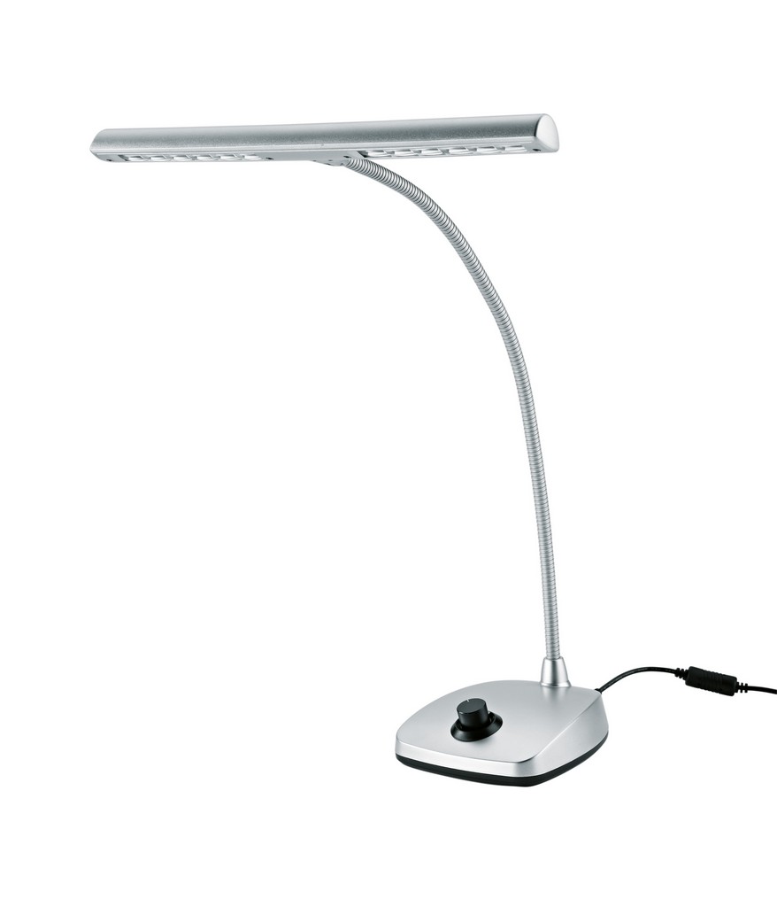 K&M Pianoleuchte LED Silber