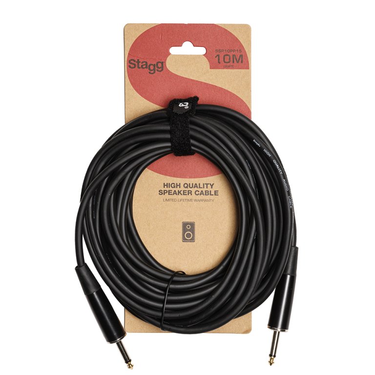 STAGG Lautsprecherkabel, Klinke / Klinke, 10 m Bild 2