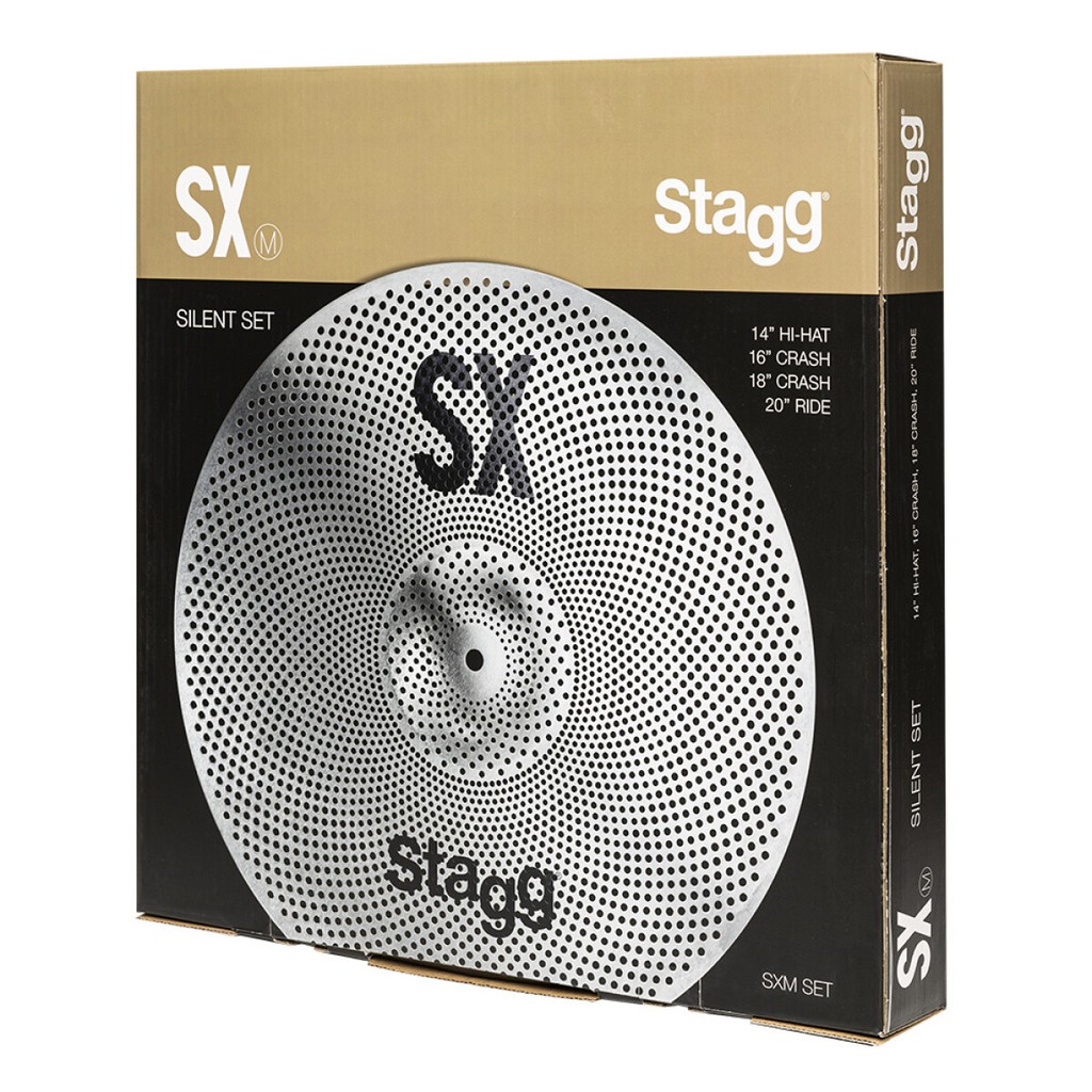 STAGG SILENT PRACTICE Beckenset+Gigbag Bild 4