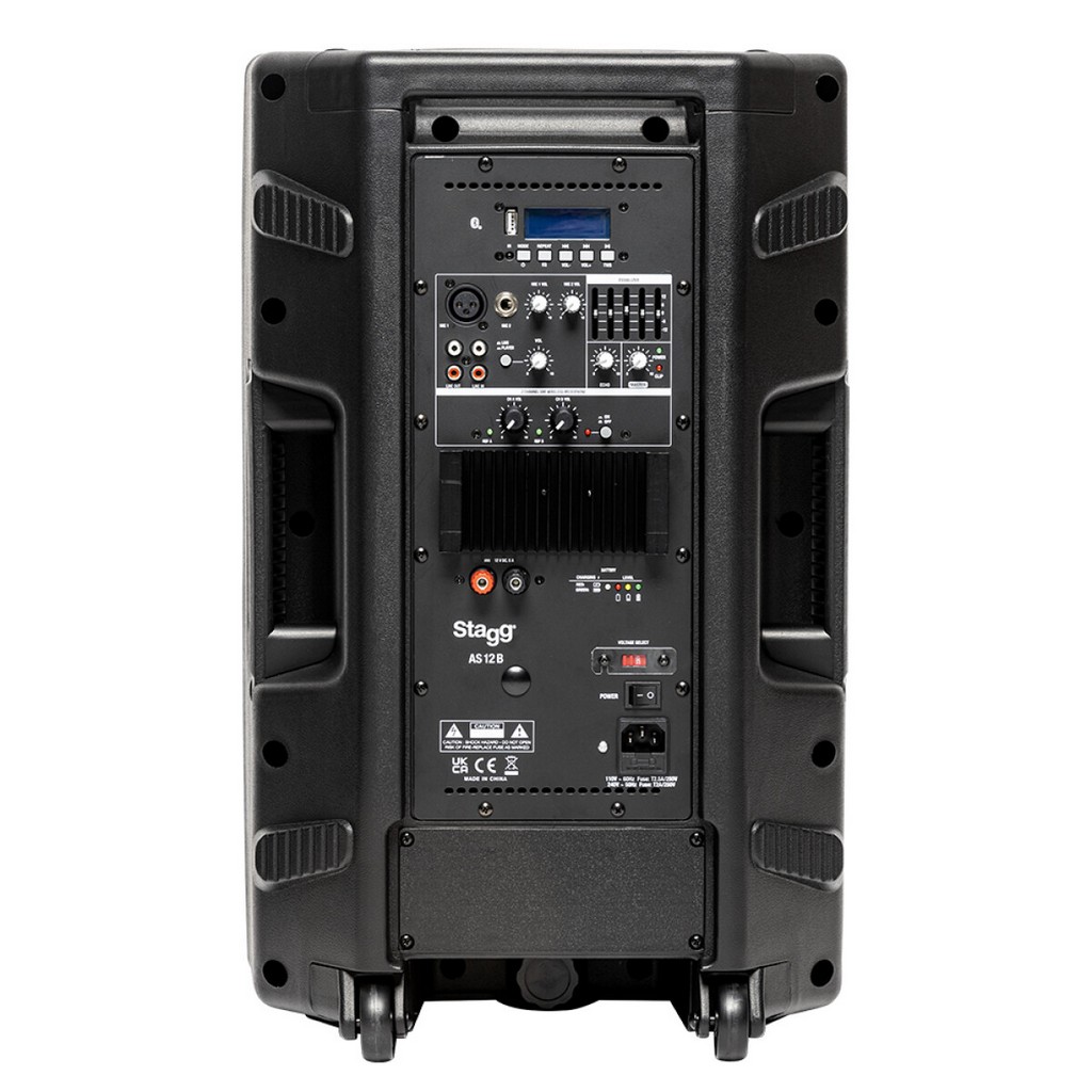 STAGG AS12 Kleinanlage, Batteriebetrieb, 2 Funkmikrofonen, Bluetooth Bild 3