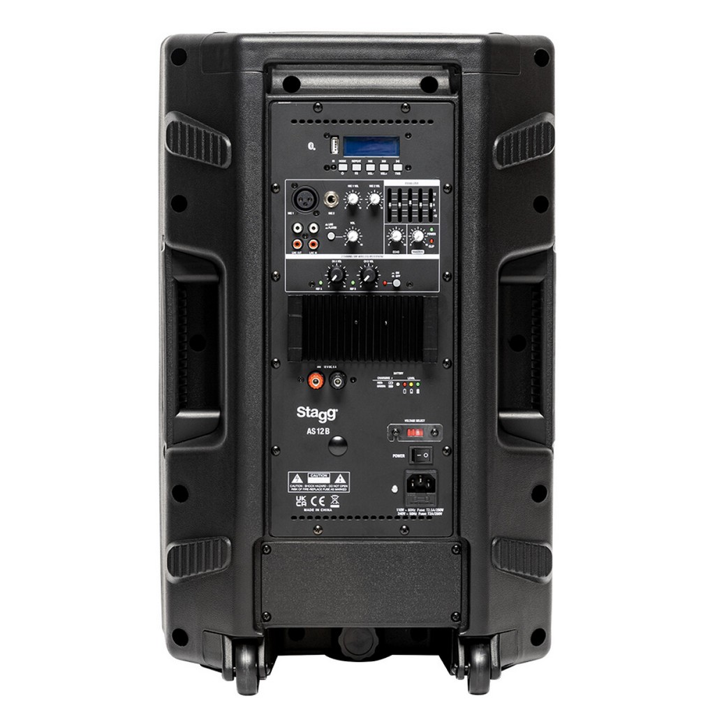 STAGG Kleinanlage 12 Batteriebetrieben mit 2 Funkmicrofonen und Bluetooth Bild 3
