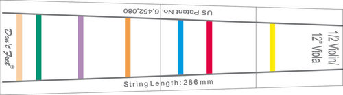 GEWA Griffbrett Markierung Violine 4/4