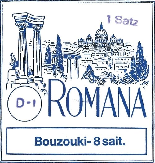 Romana Saiten für Bouzouki 8sait.
