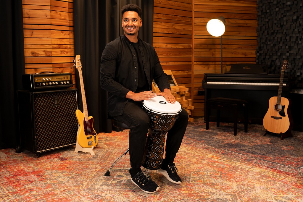 MEINL Djembe Alpine Series Djembe, Kanga Sarong - 12