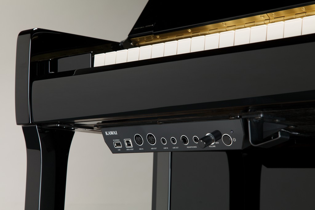 Kawai Klavier K 300 E/P AURES-2 Schwarz Hochglanz Bild 2