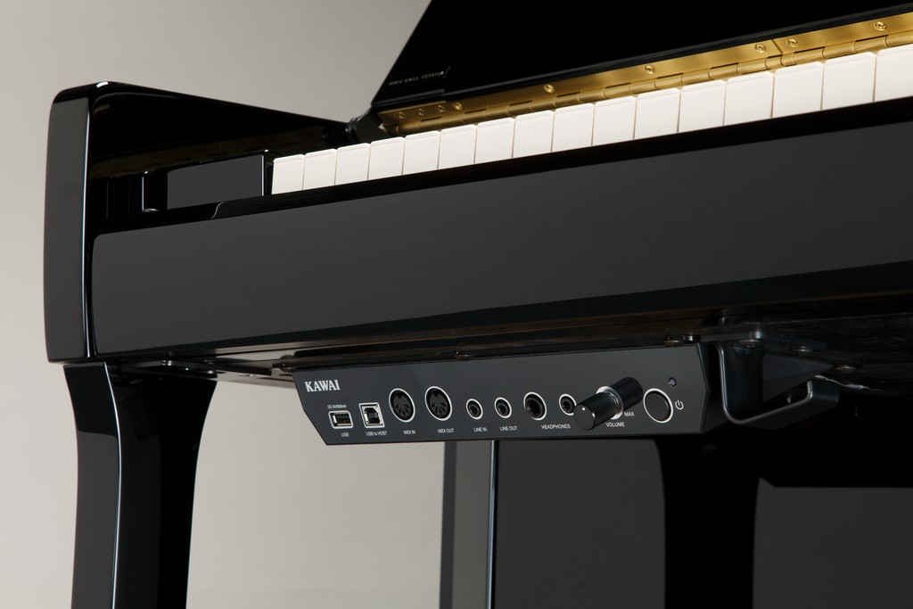 Kawai Klavier K 500 E/P Aures-2 Schwarz Hochglanz