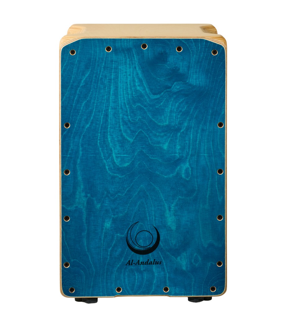 Al Andalus Cajon Solea T�rkis Blau