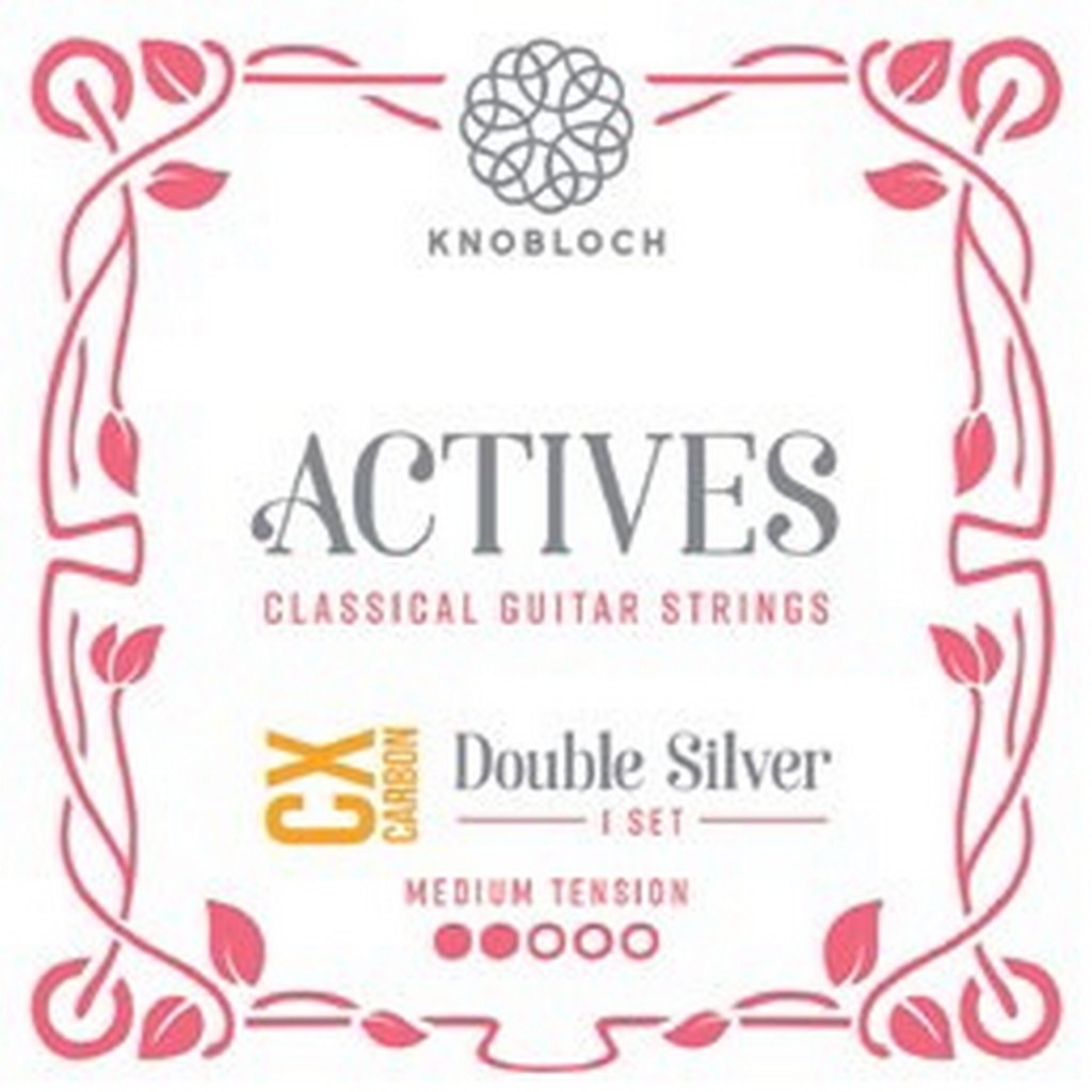 Knobloch Saiten fr Konzertgitarre Double Silver CX Carbon
