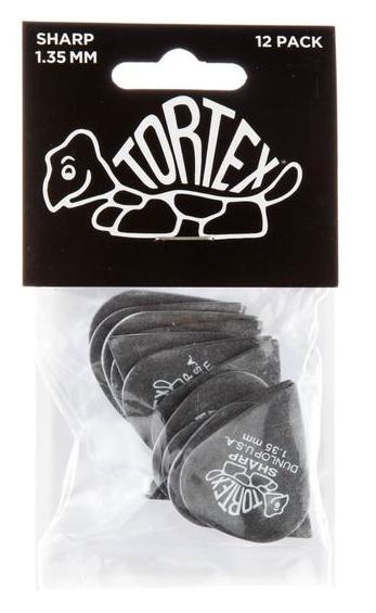 Dunlop Tortex Sharp Picks Player's Pack 1.35mm Bild 2