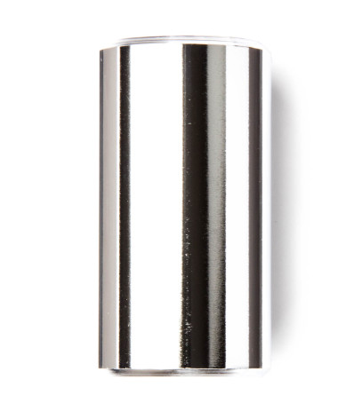 Dunlop 228 Chromed Brass Slide - Medium, Short, Heavy Wall, 19 x 27 x 51 mm
