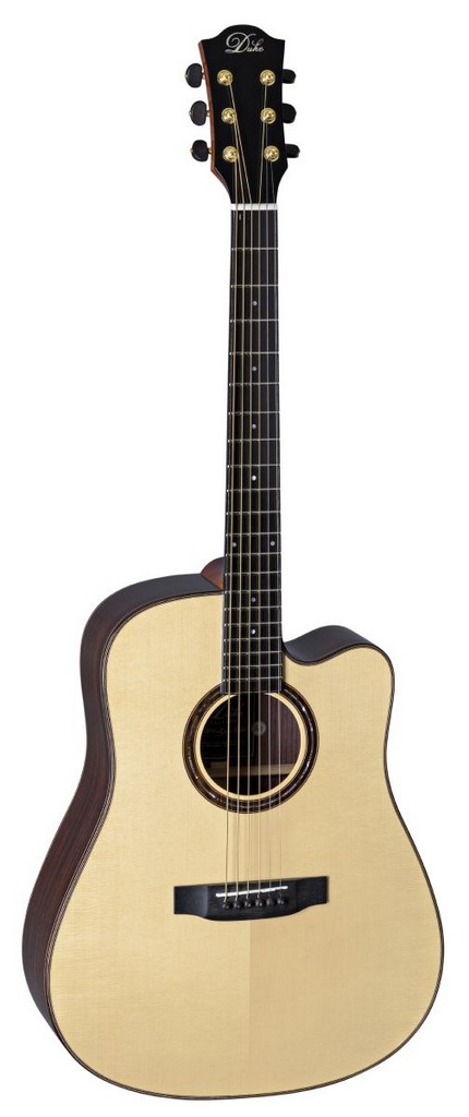 DUKE Westerngitarre DPF Cut Solid Air