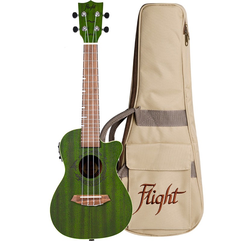 Flight Concert Ukulele DUC 380 CEQ Jade