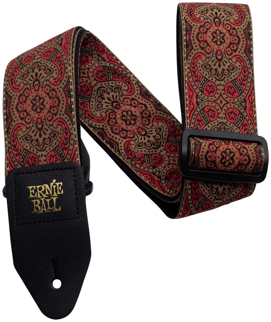 Ernie Ball Gitarrengurt, Jacquard, Crimson Paisley