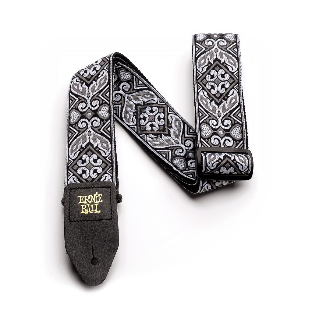 Ernie Ball Gitarrengurt Jacquard Tribal Silver