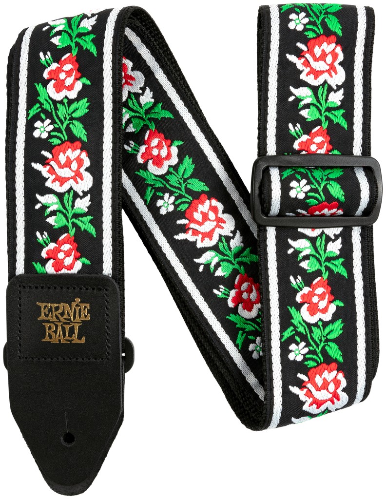 Ernie Ball Gitarrengurt, Jacquard, Winter Rose