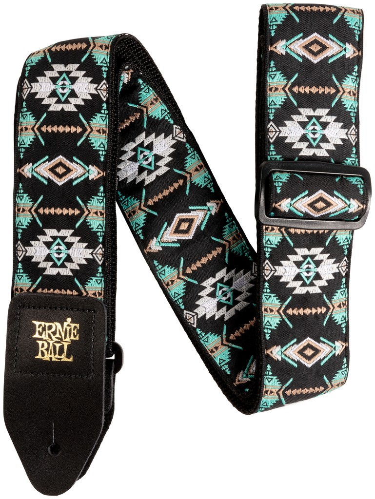 Ernie Ball Gitarrengurt, Jacquard, Southwestern Turqoise
