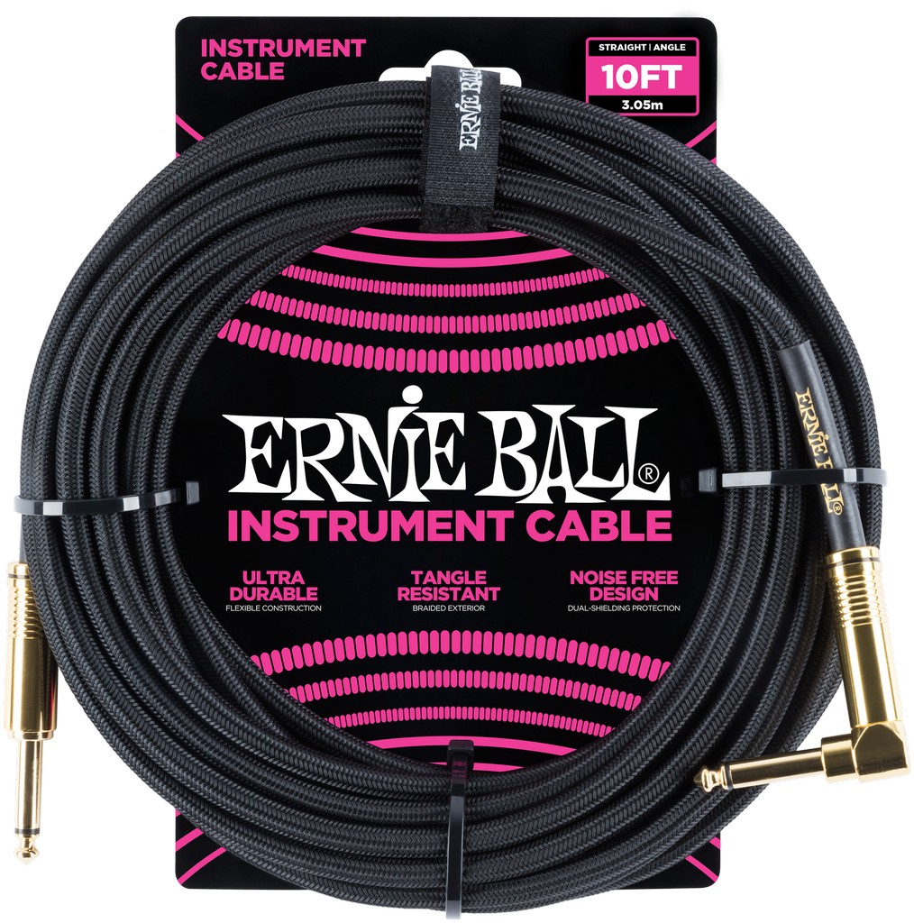 Ernie Ball Instrumentenkabel Schwarz