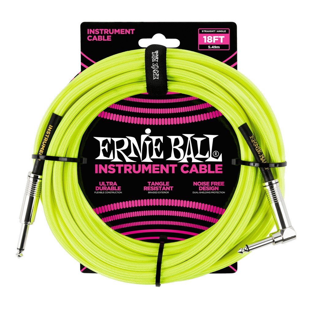 Ernie Ball Instrumentenkabel Gelb