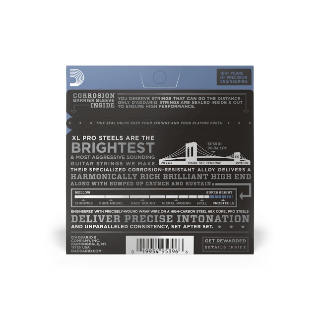 D'Addario Pro Steels EPS510 Regular Light, 10-46