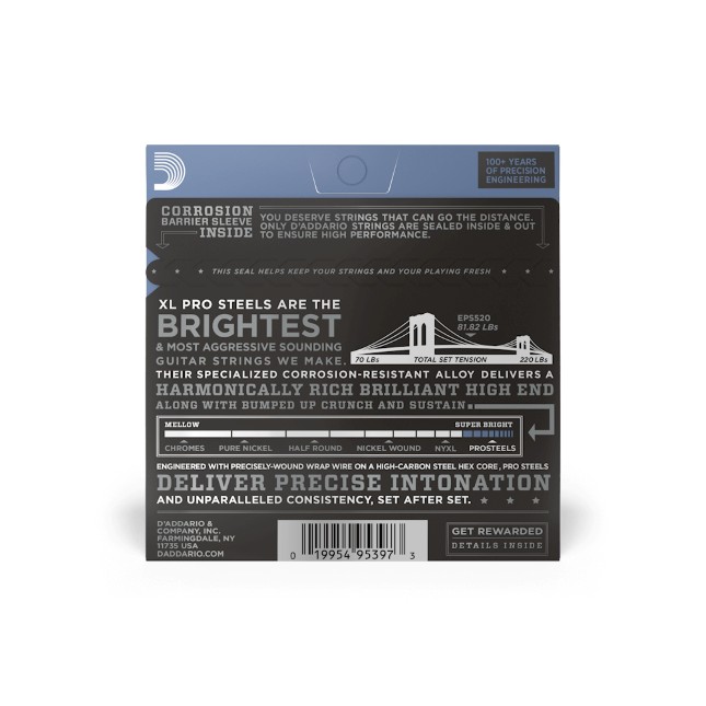 D'Addario Pro Steels EPS520 Regular Light, 09-42